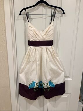 Trixxi Floral Embroidered Cottagecore Dress